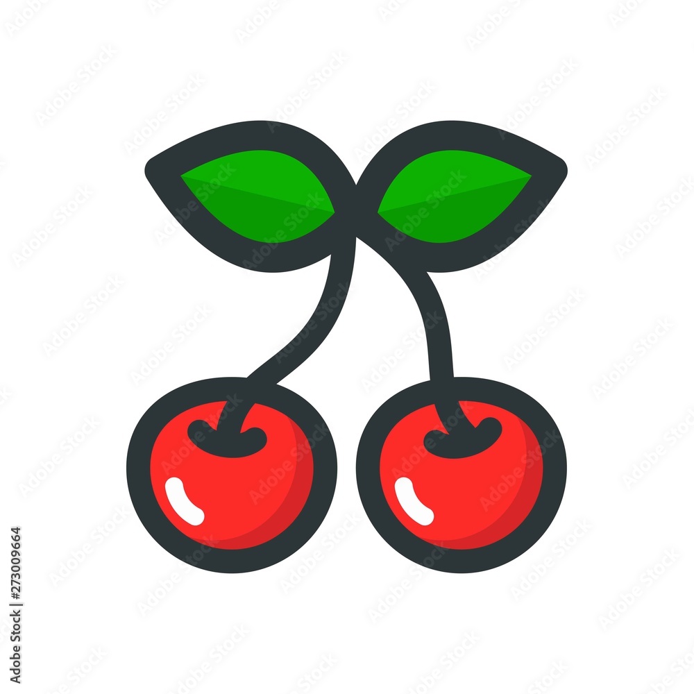 cartoon cherry vector cartoon cherry vector