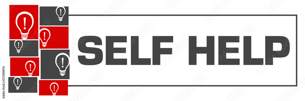 Self Help Red Black Bulbs Grid Left Box Horizontal Self Help Red Black Bulbs Grid Left Box Horizontal