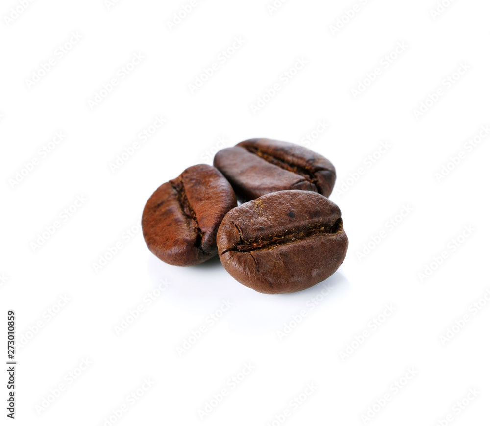 Obraz premium Coffee bean isolated on white background