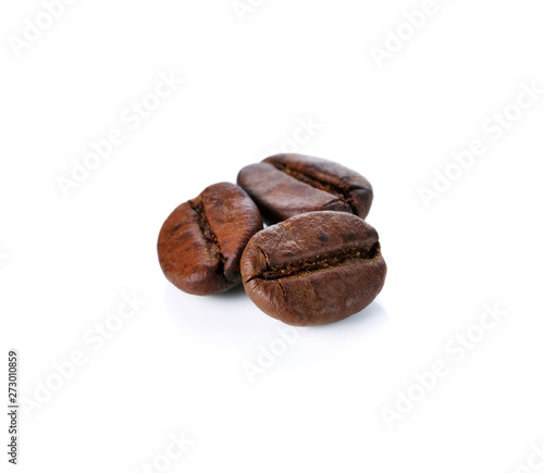 Coffee bean isolated on white background