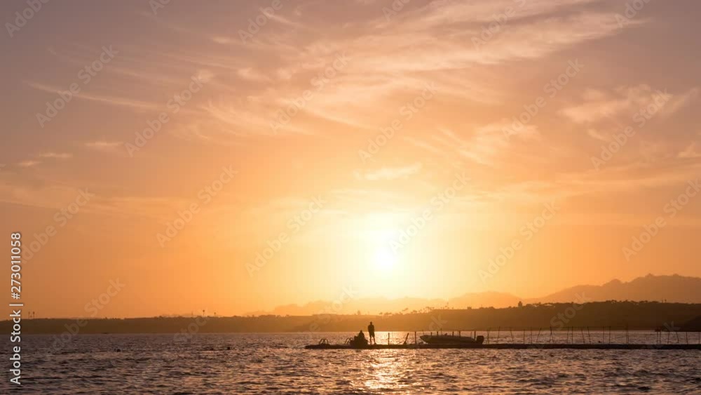 Picturesque timelapse sunset over Red sea Egypt Picturesque timelapse sunset over Red sea Egypt