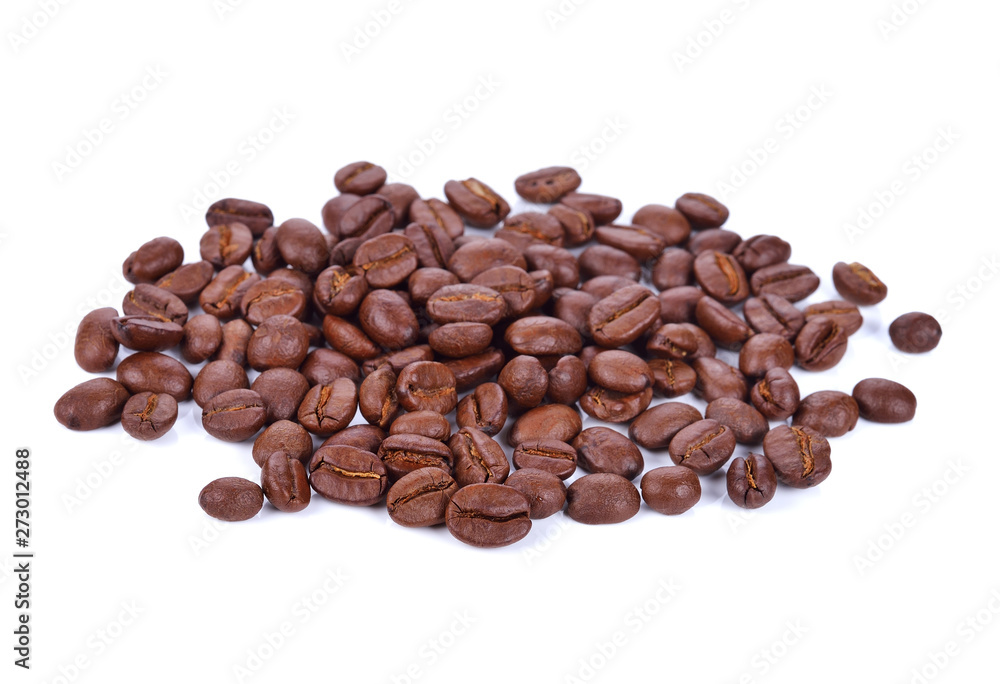 Naklejka premium Coffee bean isolated on white background