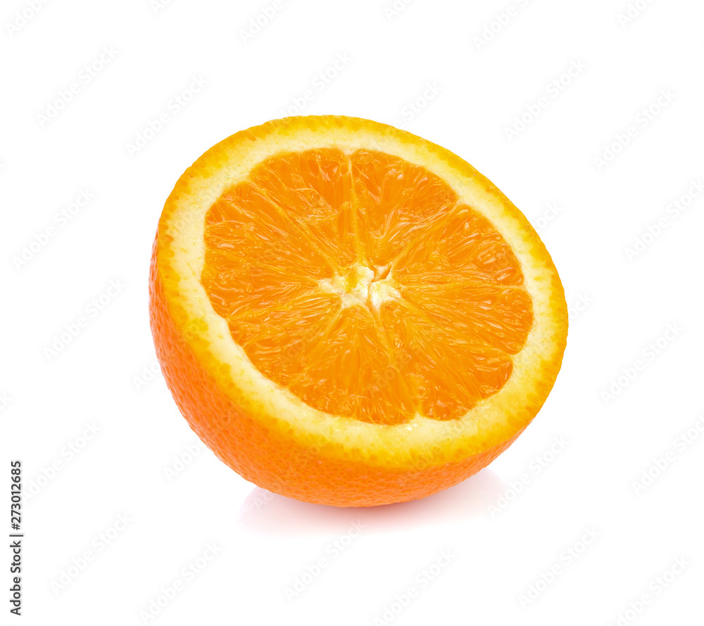 Orange fruit isolated on white background Orange fruit isolated on white background