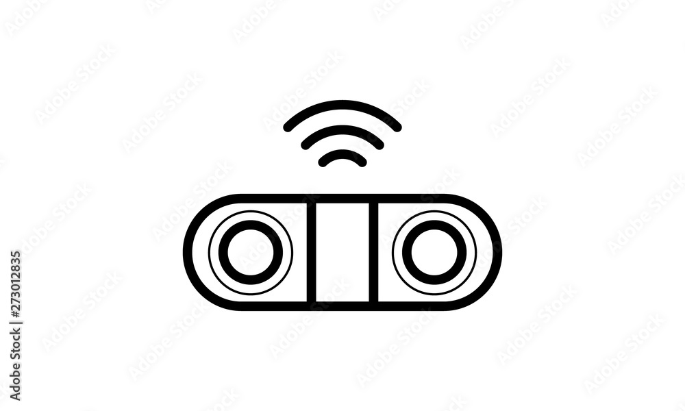 Wireless and wifi icon for internet connectivity Wireless and wifi icon for internet connectivity