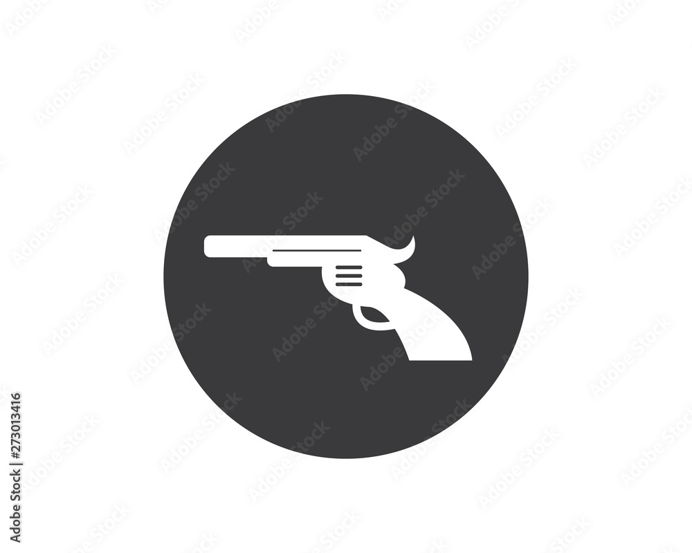 gun logo icon vector illustration design gun logo icon vector illustration design