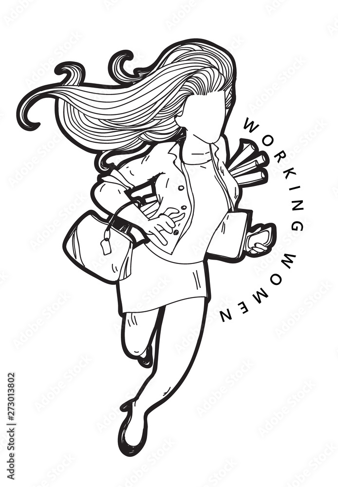 Obraz premium Working women