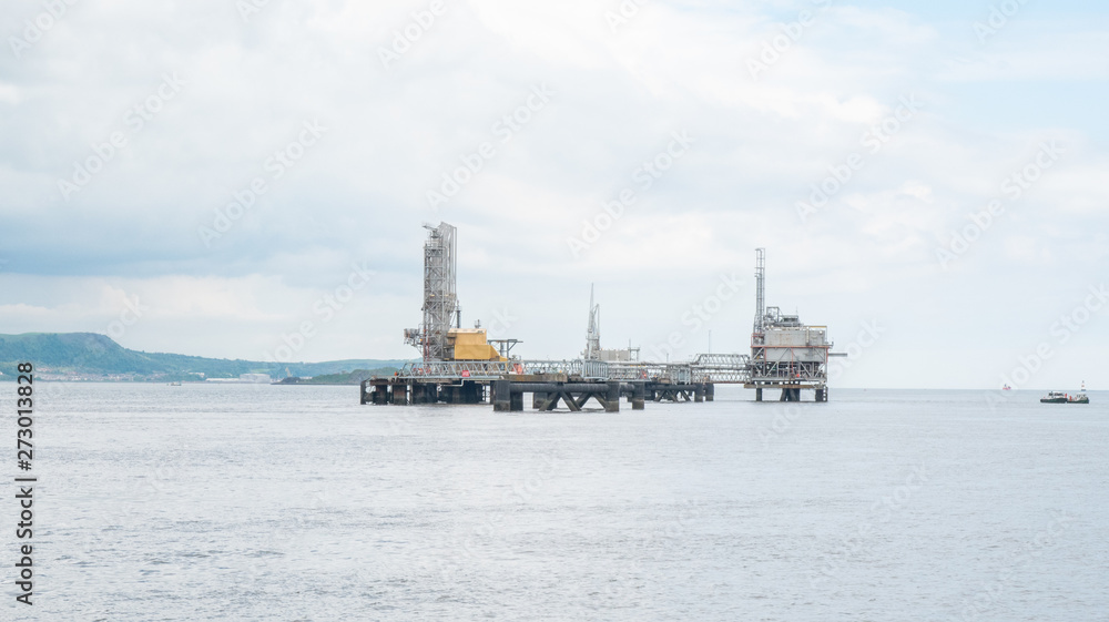 oil drilling platform scotland uk