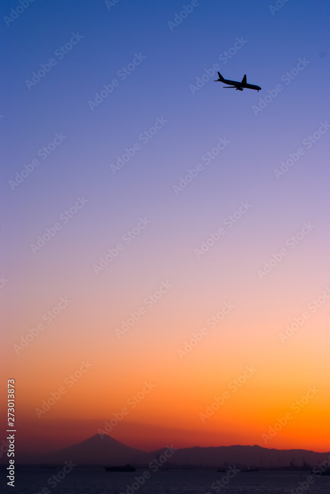 Mt.Fuji and Airplanes - 富士山と飛行機 Mt.Fuji and Airplanes - 富士山と飛行機