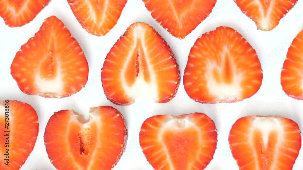 Strawberry background motion design video. wiggle color texture close up Strawberry background motion design video. wiggle color texture close up