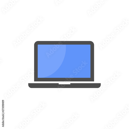 laptop symbol icon. computer notebook sign vector