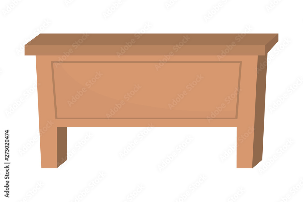 Isolated desk table design vector illustrator Isolated desk table design vector illustrator