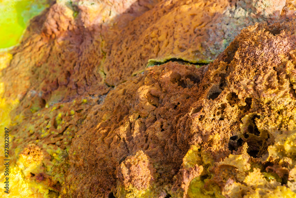 Dallol sulfur Springs in The Danakil Depression Dallol sulfur Springs in The Danakil Depression