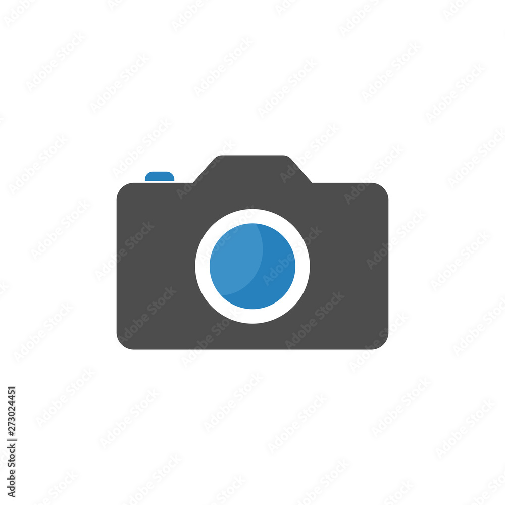 Camera icon, flat photo vector. symbol for web design Camera icon, flat photo vector. symbol for web design