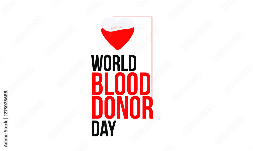 world blood donor day. vector illustration - Vector