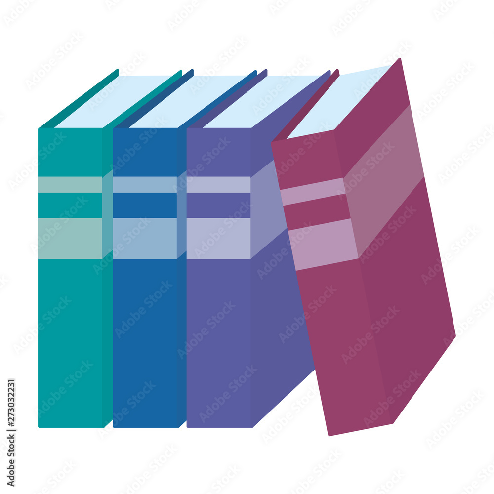 Group of books design vector illustrator Group of books design vector illustrator