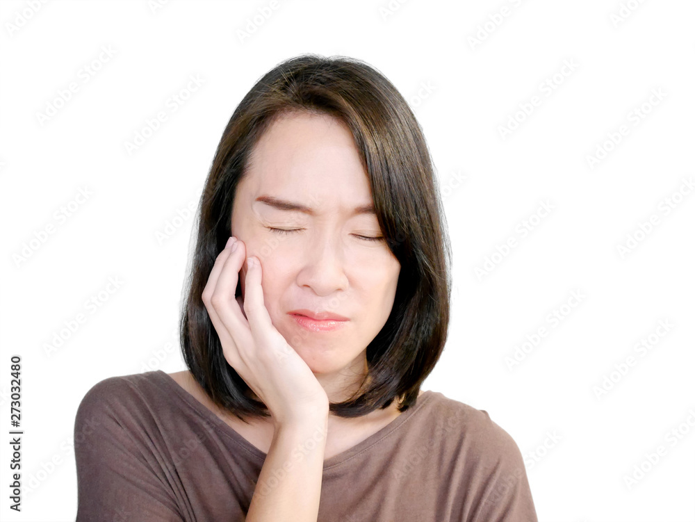 Woman suffering from toothache Woman suffering from toothache