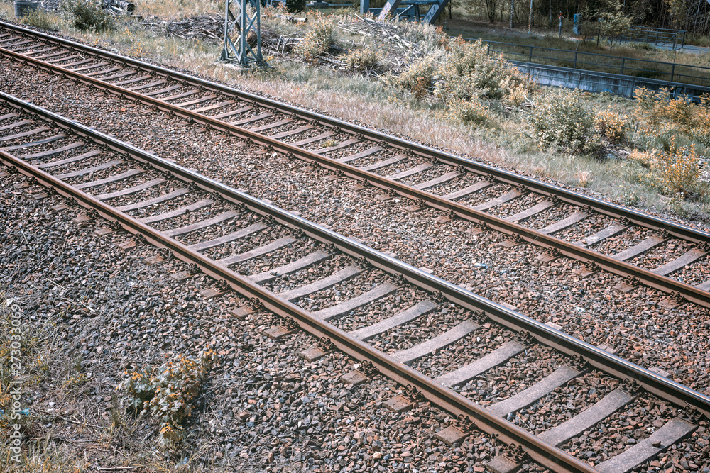 empty railway tracks