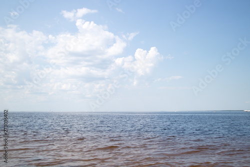 Fototapeta Naklejka Na Ścianę i Meble -  Seascape with calm sea in fine weather.