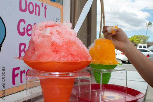 Gourmet Shaved Hawaiian Ice in Maui!