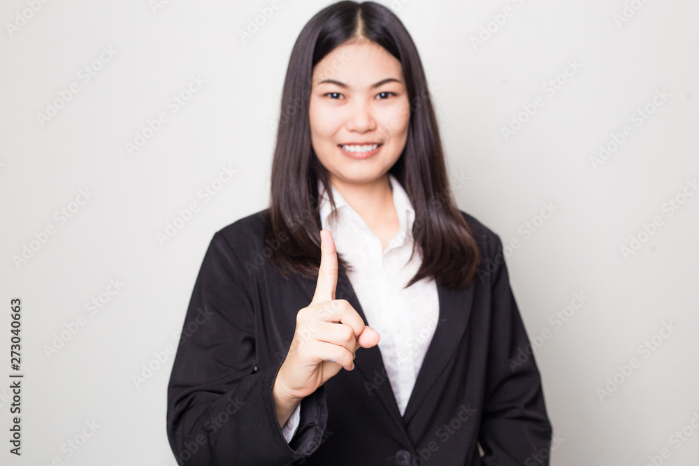 Business asian smart women in black suit Business asian smart women in black suit