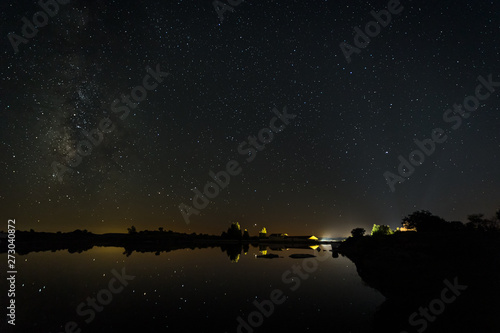 Night photography with Milky Way in Natural Area of Barruecos. Extremadura. Spain. © Eduardo Estellez