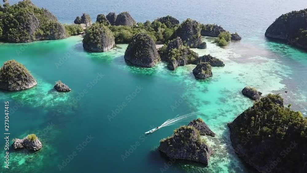 Raja Ampat Indonesia island drone Raja Ampat Indonesia island drone