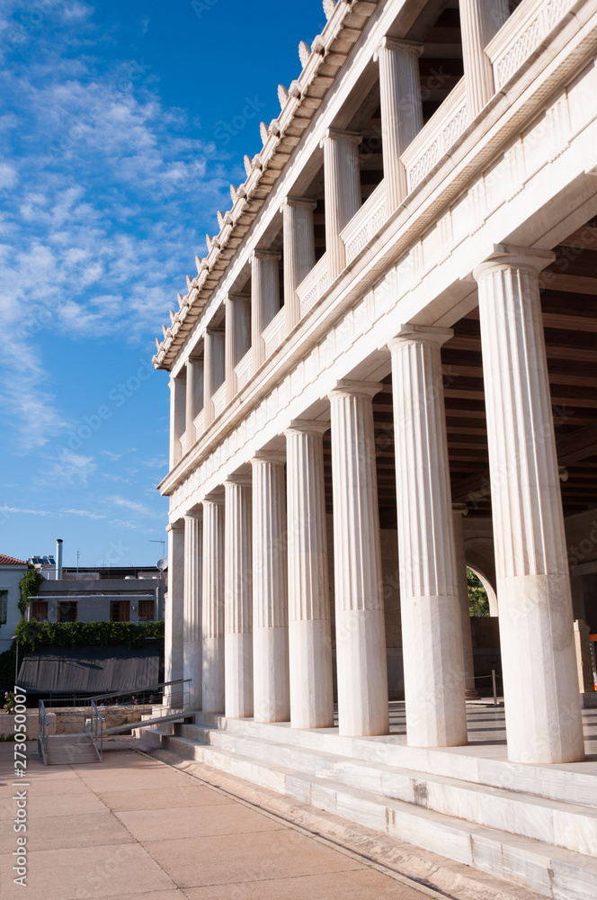 Stoa of Attalos in Athens, Greece.