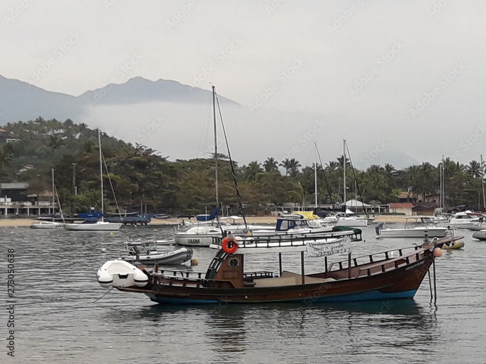 fishing boats in harbor