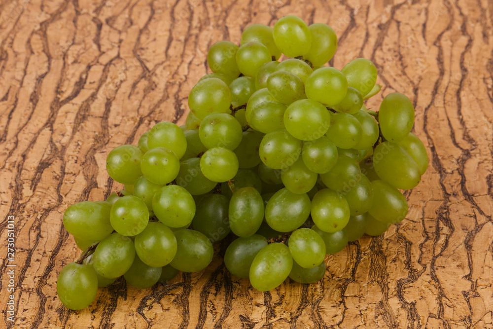 Sweet green grape branch Sweet green grape branch