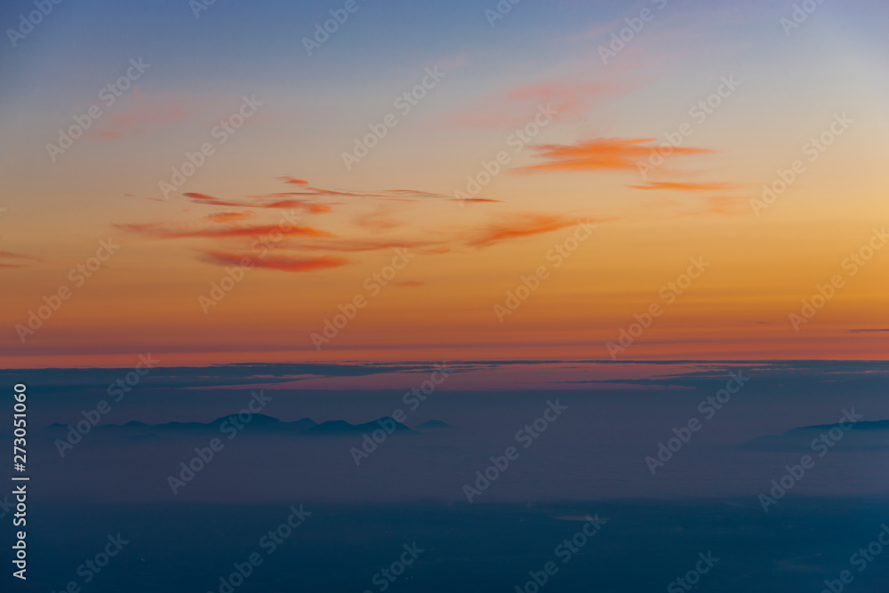 Mount Grappa in Italy / View from the peak