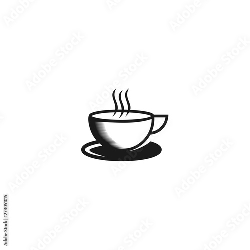 coffee cup logo icon illustration vector graphic template download