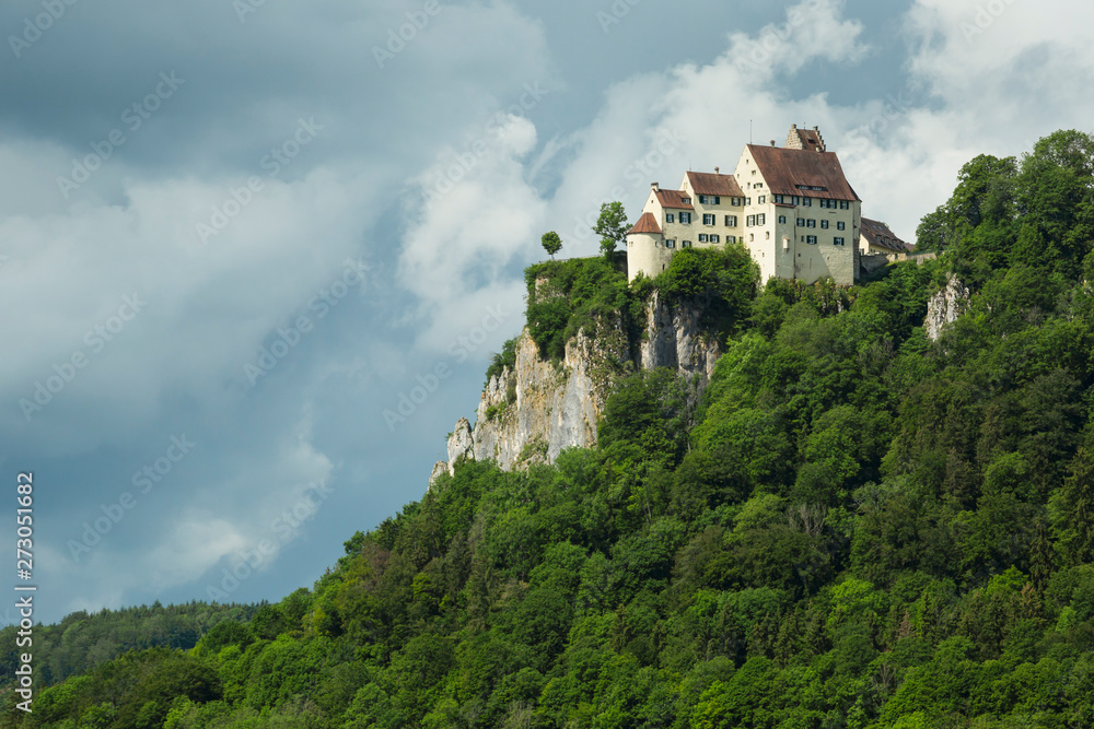 Schloss Werenwag bei Langenbrunn im Oberen Donautal