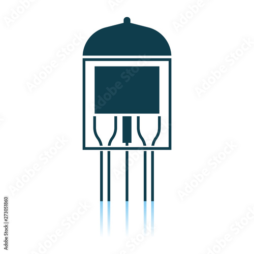 Electronic Vacuum Tube Icon