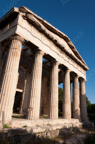 Temple of Herphaesus in the Ancient Agora - Athens, Greece photo