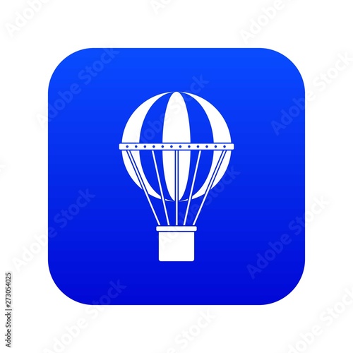 Global travel concept icon digital blue for any design isolated on white vector illustration