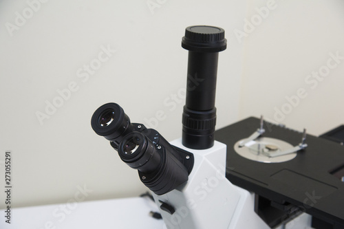Microscope at laboratory