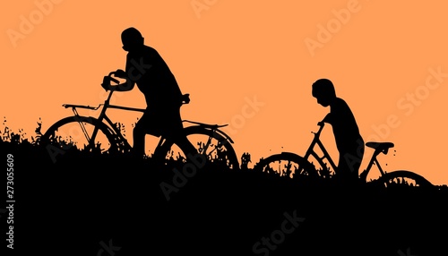 children with bicycles 2
