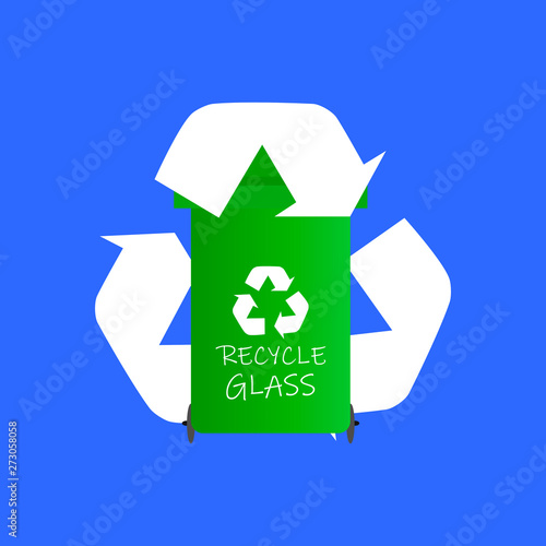 glass recycling.