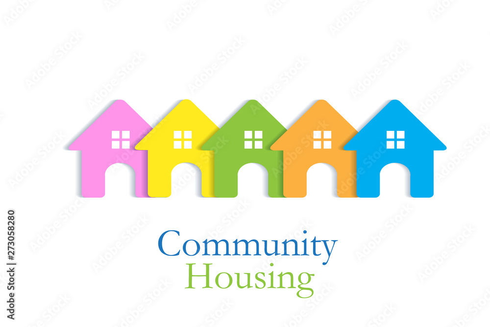 Logo real estate houses Logo real estate houses