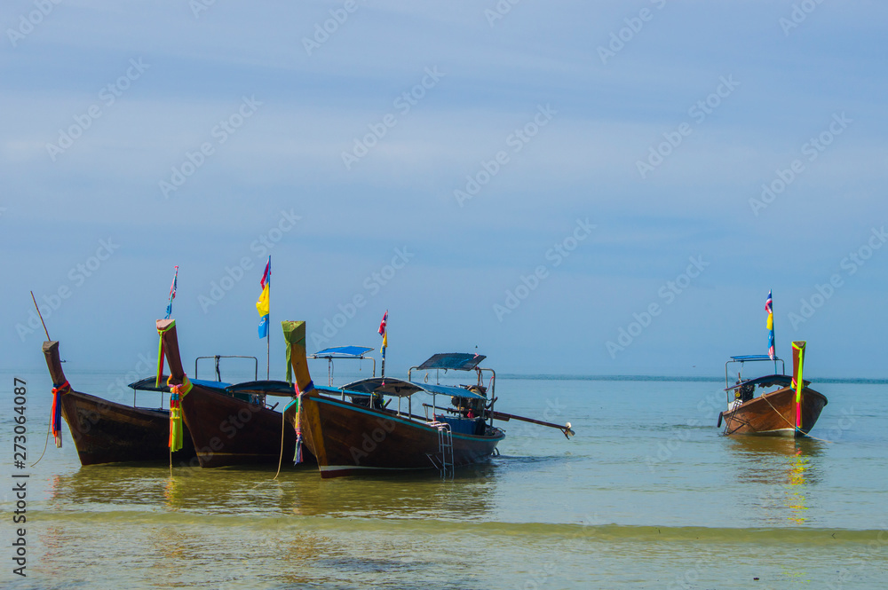 traditional fishing boat in thailand