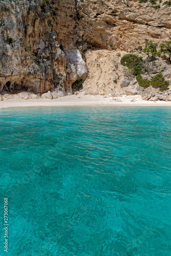 Fototapeta Naklejka Na Ścianę i Meble -  Sailboat off the coast of Sardinia - Italy