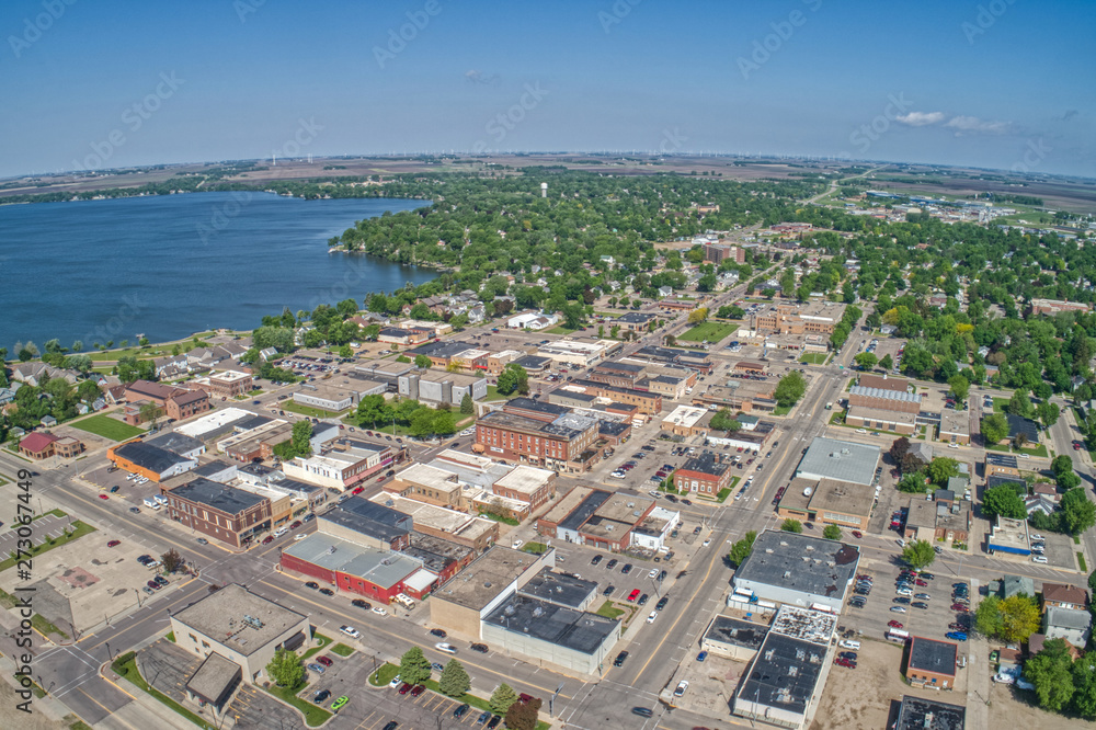 Worthington is a small Town in South West Minnesota with a lake and Pig Factory