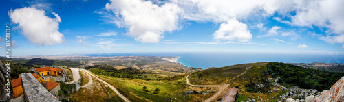 Vista da Serra de Sintra, view from Sintra's Mountain in Portugal