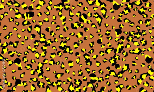Leopard print design. Animal skin pattern.
