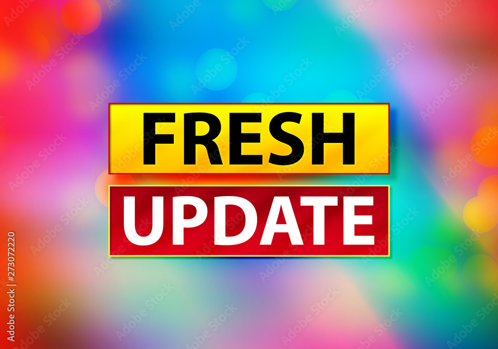 Fresh Update Abstract Colorful Background Bokeh Design Illustration
