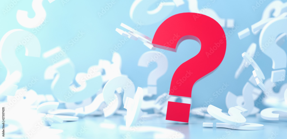 colored question mark background concept. 3D Rendering. colored question mark background concept. 3D Rendering.