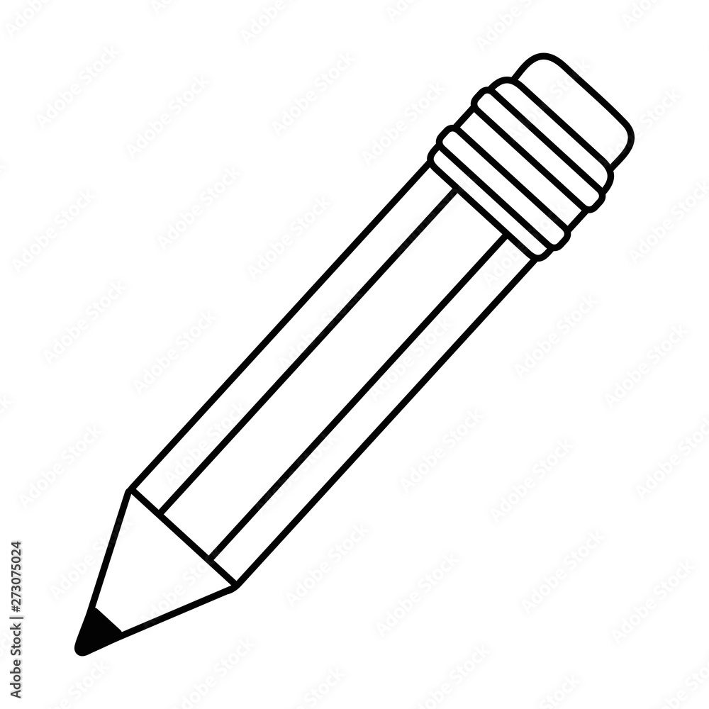 Isolated pencil tool design vector illustrator Isolated pencil tool design vector illustrator