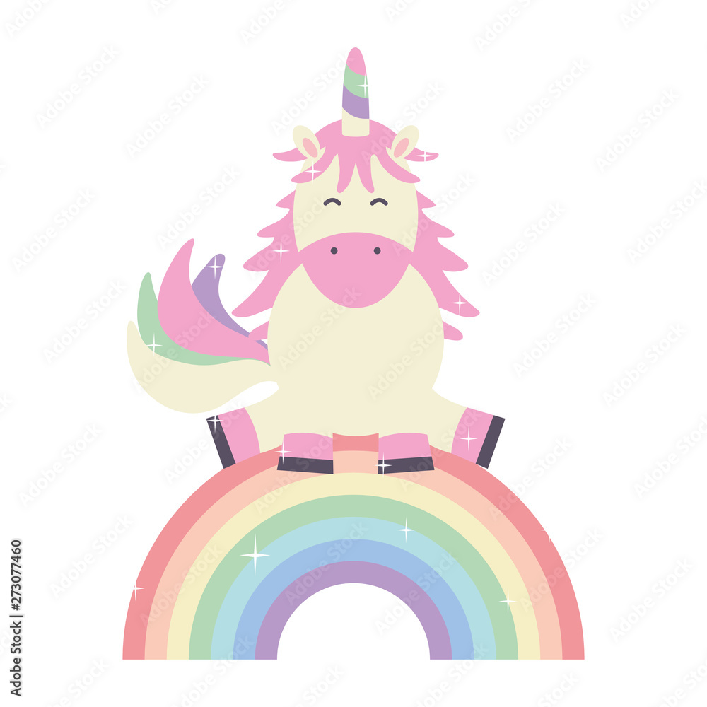 cute adorable unicorn and rainbow cute adorable unicorn and rainbow