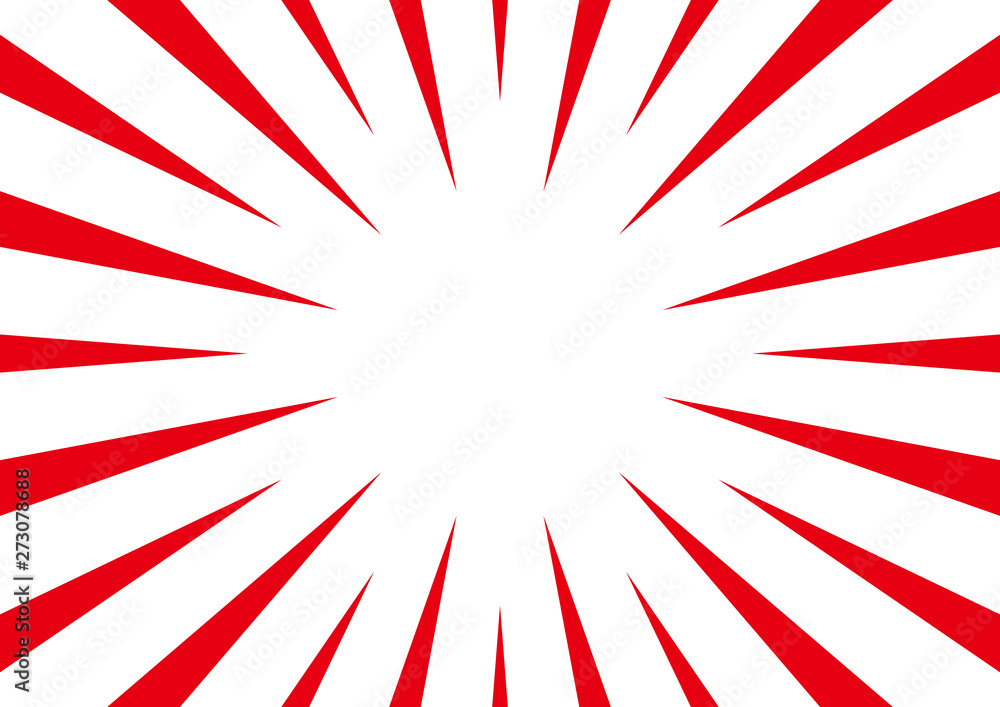 放射線状の集中線の背景素材 赤と白 Stock Vector Adobe Stock 放射線状の集中線の背景素材 赤と白 Stock Vector Adobe Stock