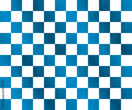 Dekoracja na wymiar  niebiesko-blekitna-szachownica